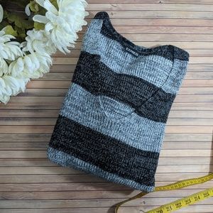 Express Striped London Tunic Sweater